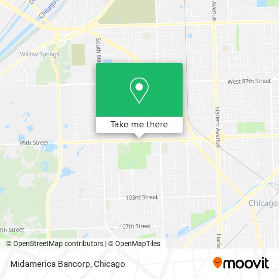 Midamerica Bancorp map