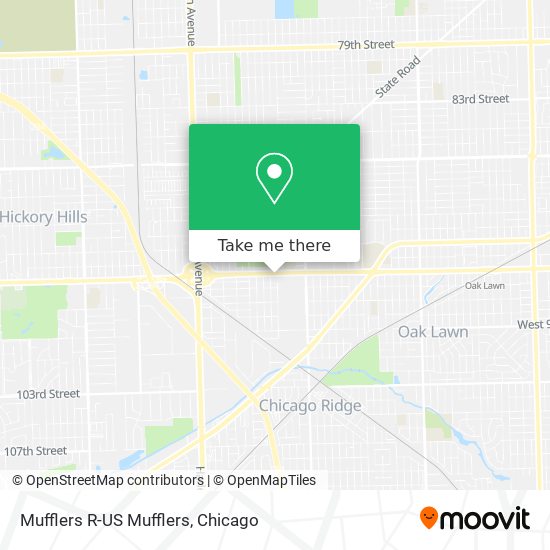 Mufflers R-US Mufflers map