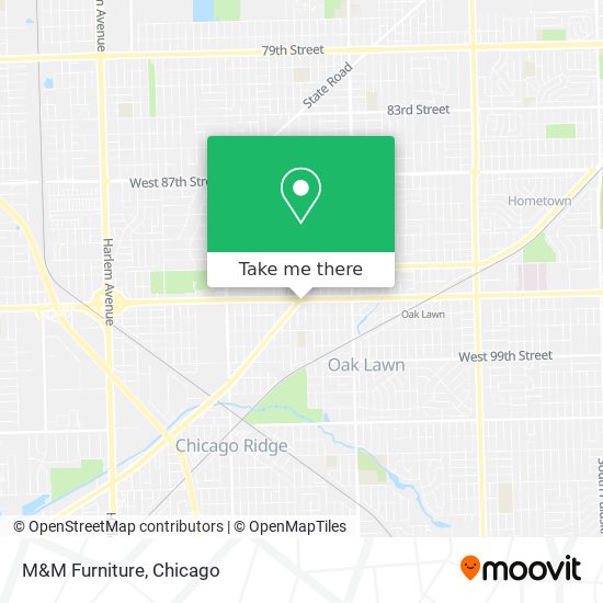 M&M Furniture map