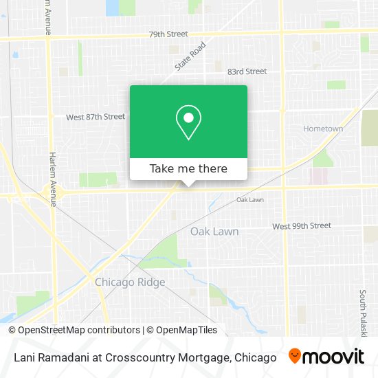 Lani Ramadani at Crosscountry Mortgage map