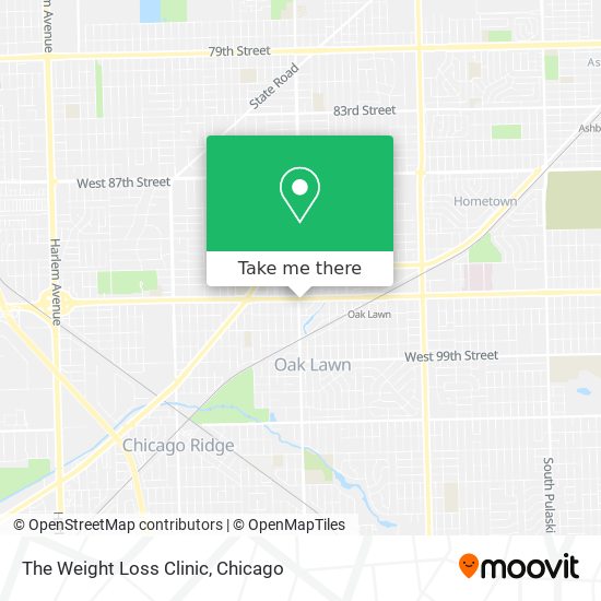 The Weight Loss Clinic map
