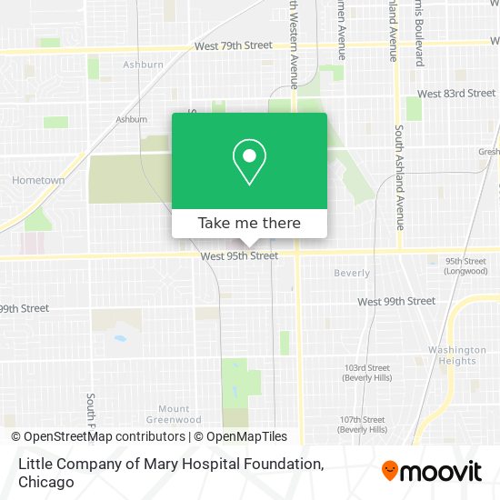 Mapa de Little Company of Mary Hospital Foundation