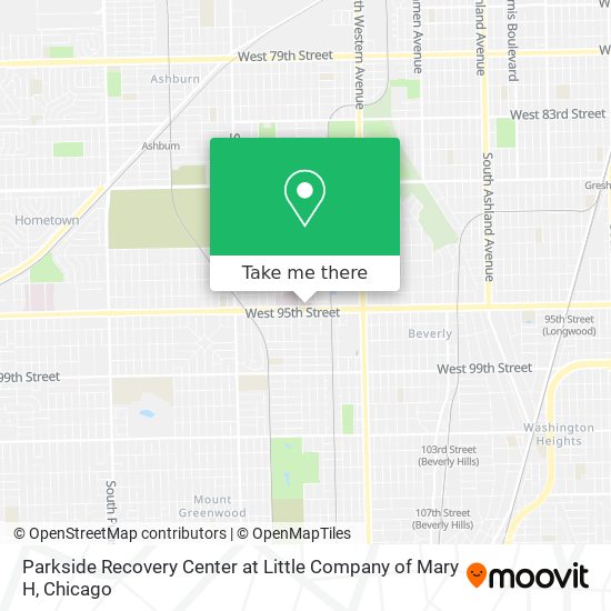 Parkside Recovery Center at Little Company of Mary H map