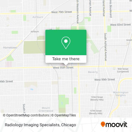 Radiology Imaging Specialists map