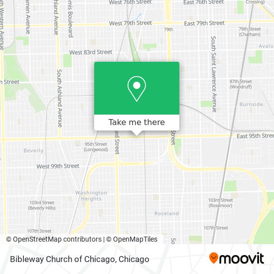 Bibleway Church of Chicago map