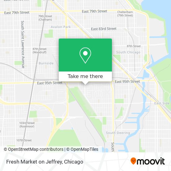 Fresh Market on Jeffrey map