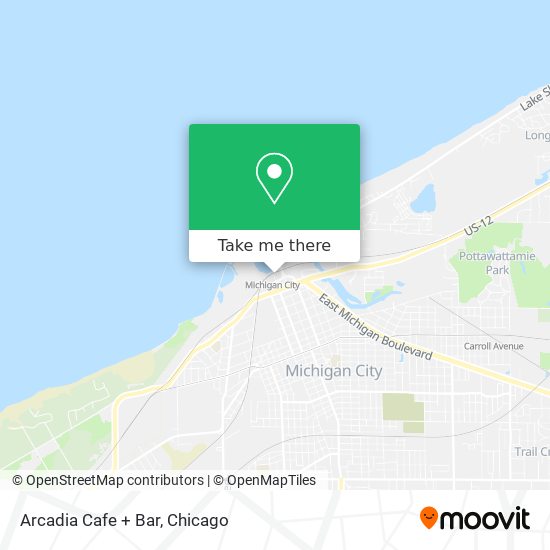Arcadia Cafe + Bar map