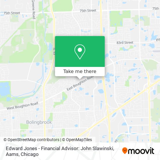 Mapa de Edward Jones - Financial Advisor: John Slawinski, Aams