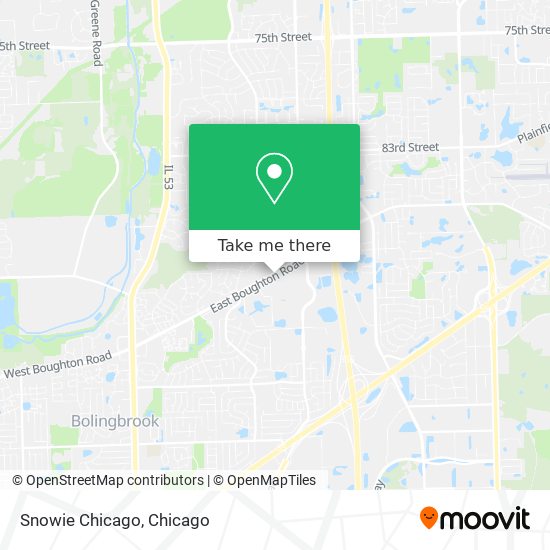 Snowie Chicago map