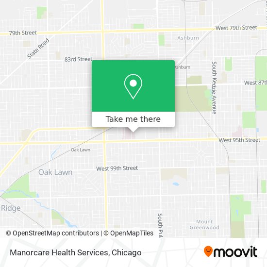 Manorcare Health Services map