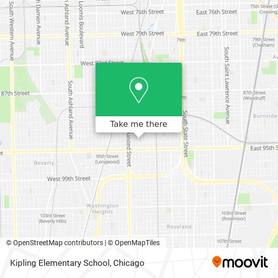 Mapa de Kipling Elementary School