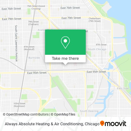 Mapa de Always Absolute Heating & Air Conditioning