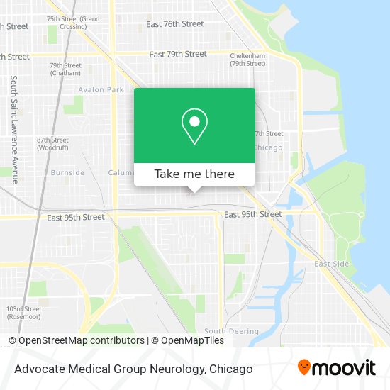 Advocate Medical Group Neurology map