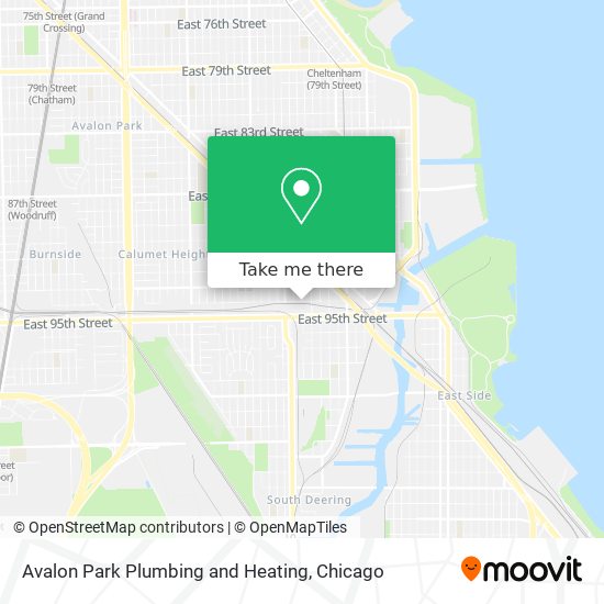 Mapa de Avalon Park Plumbing and Heating