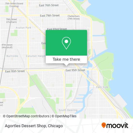 Mapa de Agortles Dessert Shop