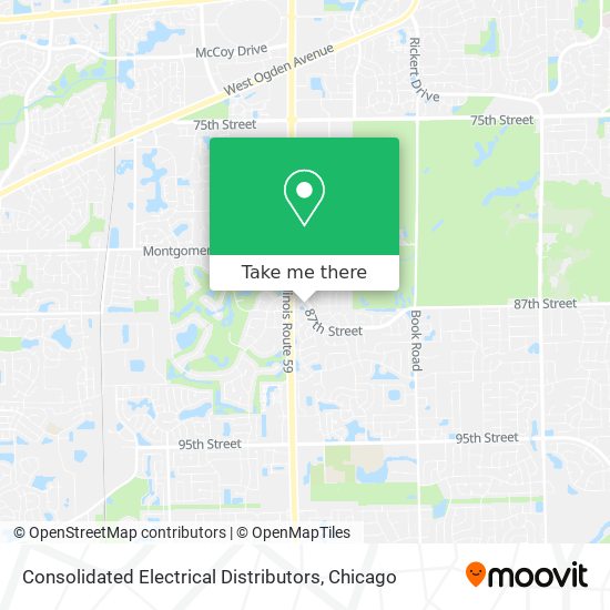 Consolidated Electrical Distributors map