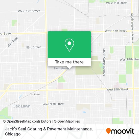 Jack's Seal-Coating & Pavement Maintenance map