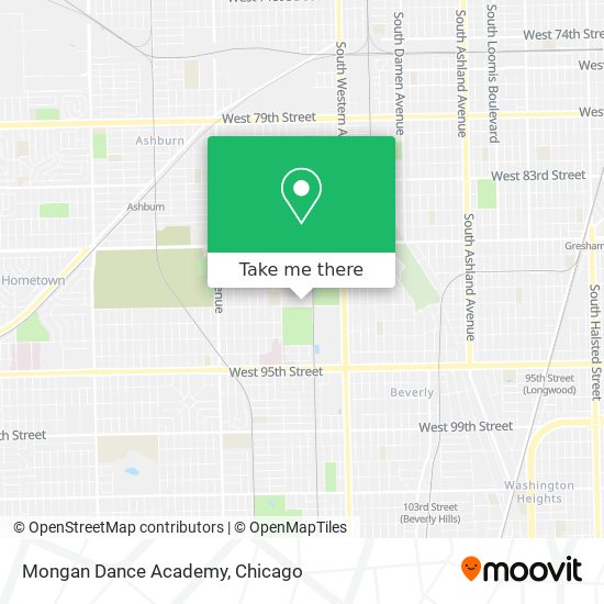 Mapa de Mongan Dance Academy