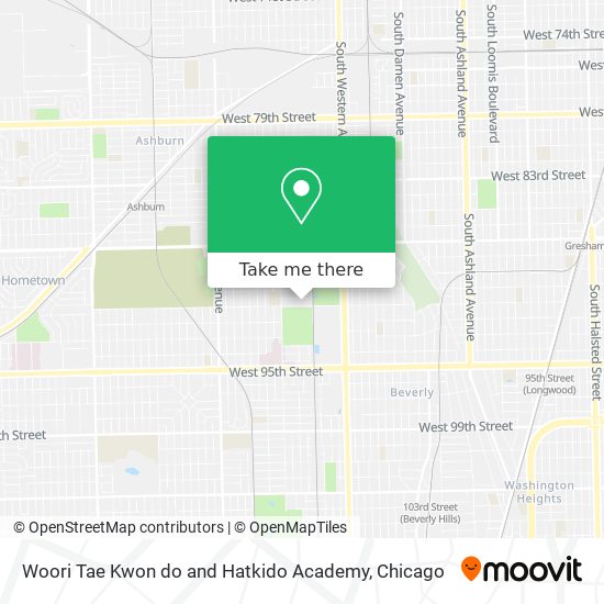 Woori Tae Kwon do and Hatkido Academy map