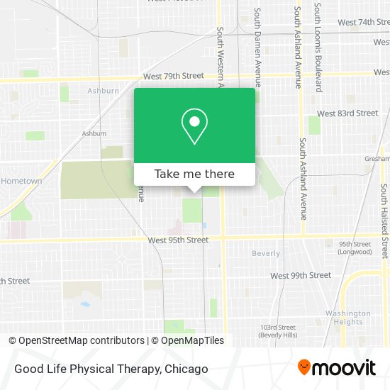 Good Life Physical Therapy map