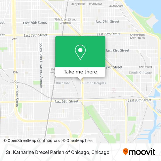 Mapa de St. Katharine Drexel Parish of Chicago