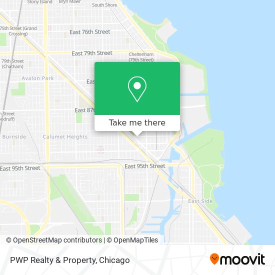 PWP Realty & Property map