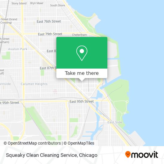 Squeaky Clean Cleaning Service map