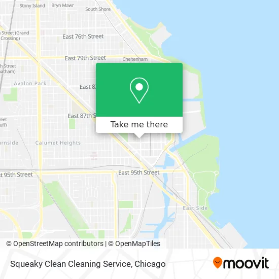 Squeaky Clean Cleaning Service map