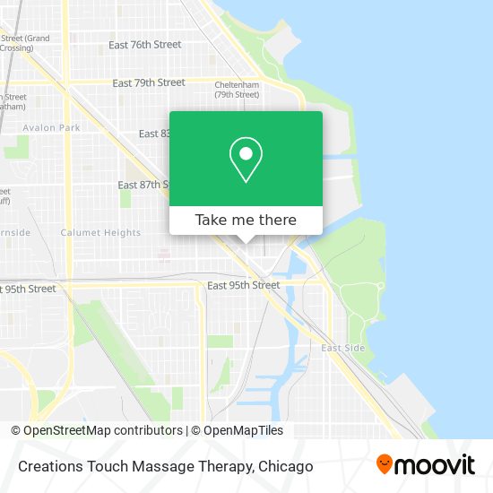 Creations Touch Massage Therapy map