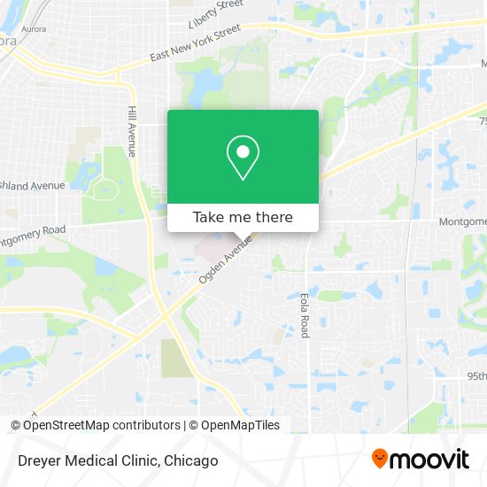 Mapa de Dreyer Medical Clinic