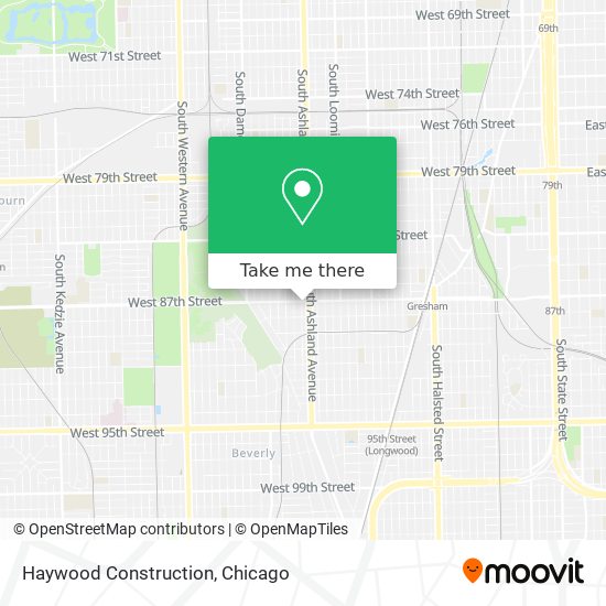 Mapa de Haywood Construction