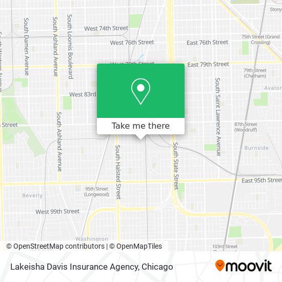 Lakeisha Davis Insurance Agency map