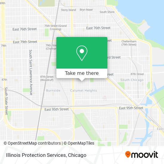 Illinois Protection Services map