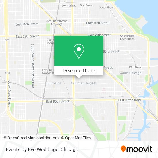 Events by Eve Weddings map