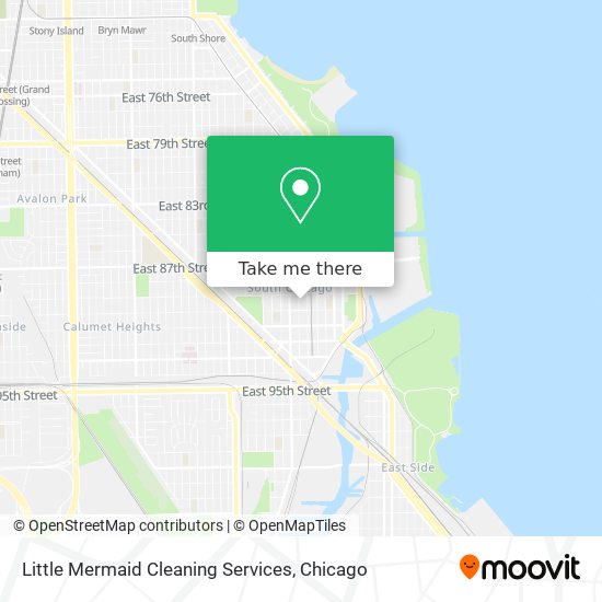 Mapa de Little Mermaid Cleaning Services