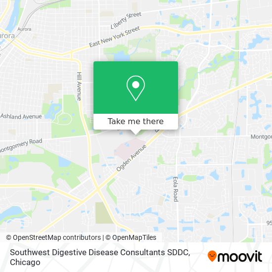 Southwest Digestive Disease Consultants SDDC map