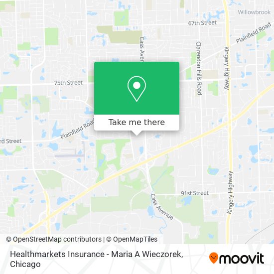 Healthmarkets Insurance - Maria A Wieczorek map