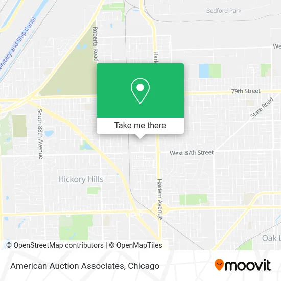 American Auction Associates map
