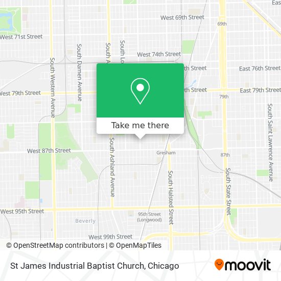 Mapa de St James Industrial Baptist Church