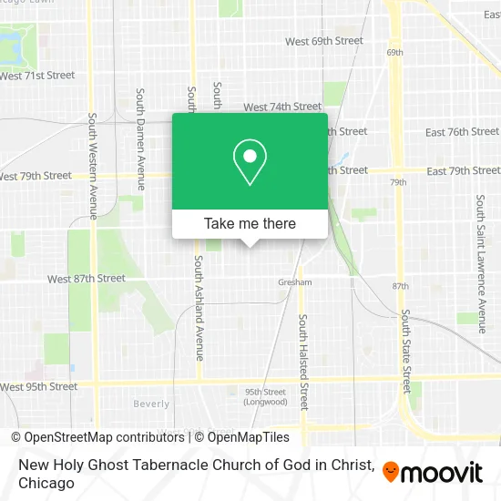 New Holy Ghost Tabernacle Church of God in Christ map