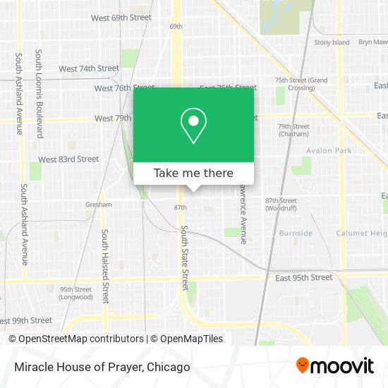 Miracle House of Prayer map