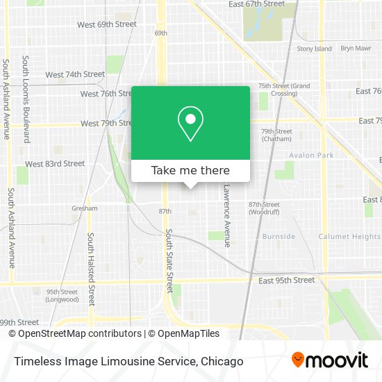 Mapa de Timeless Image Limousine Service