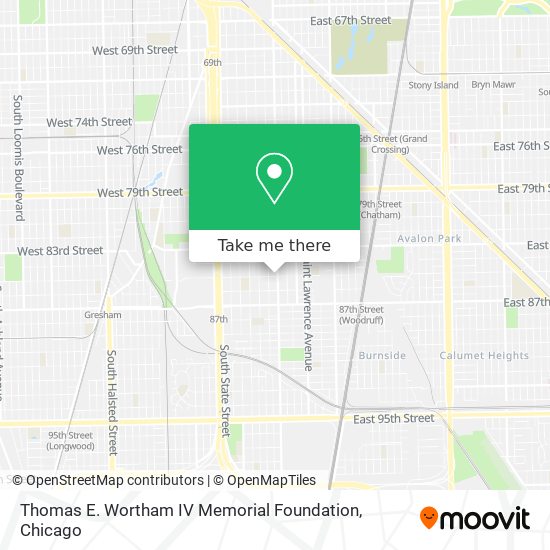 Mapa de Thomas E. Wortham IV Memorial Foundation