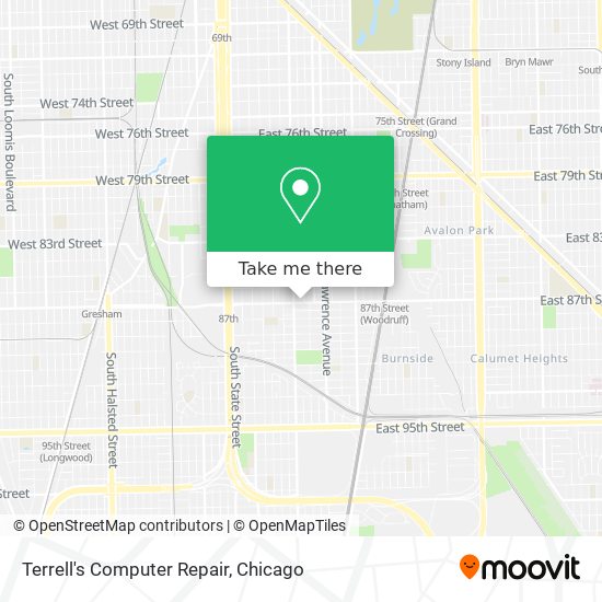 Terrell's Computer Repair map