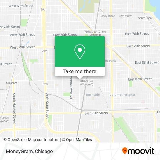 MoneyGram map