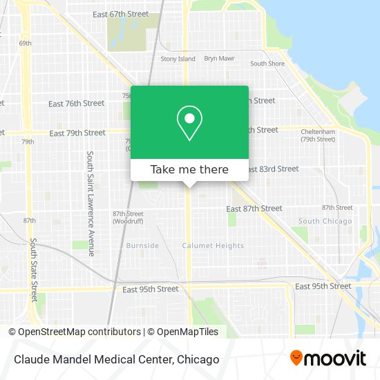 Claude Mandel Medical Center map