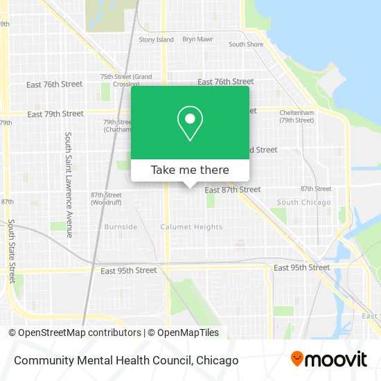Community Mental Health Council map