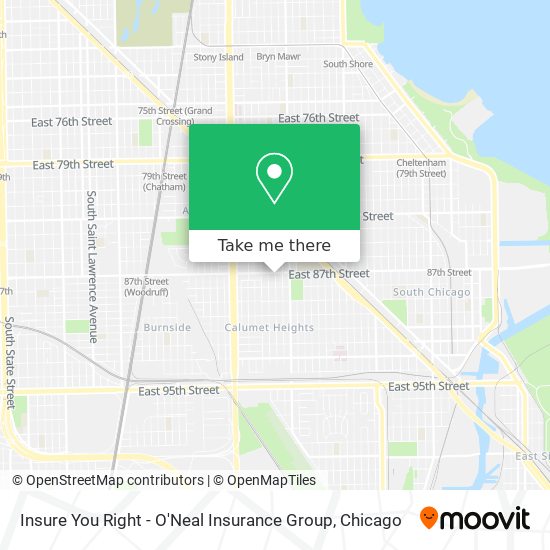 Mapa de Insure You Right - O'Neal Insurance Group