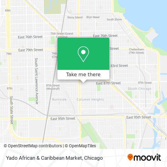 Yado African & Caribbean Market map