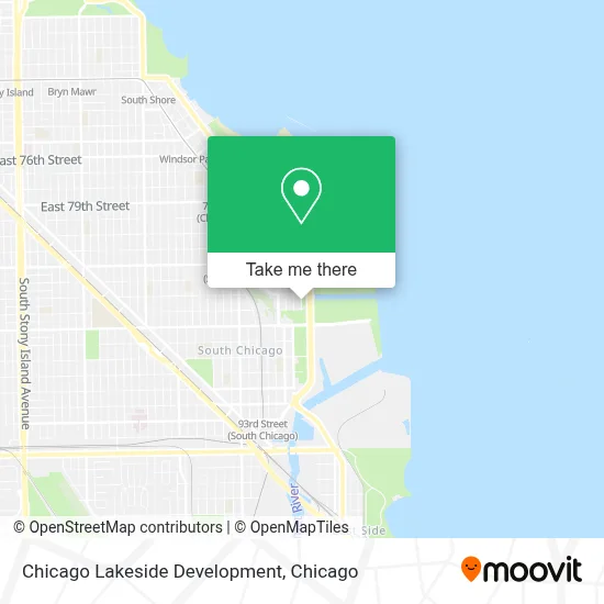 Chicago Lakeside Development map